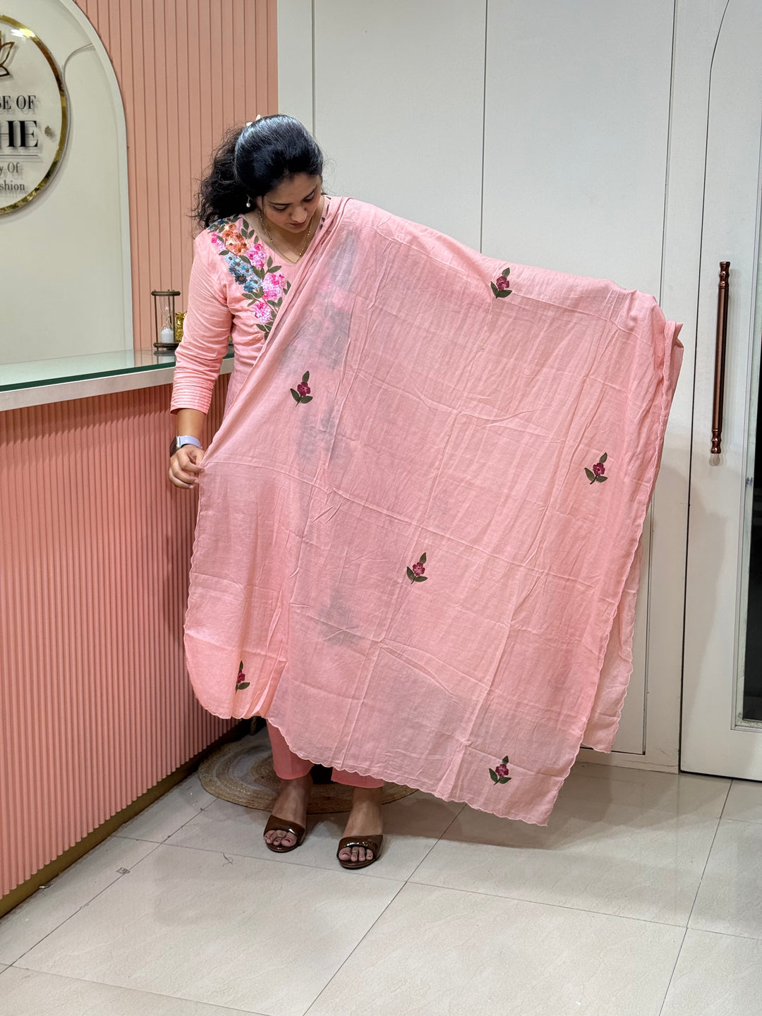 Pure Mul Cotton Collection with Handwork | R190