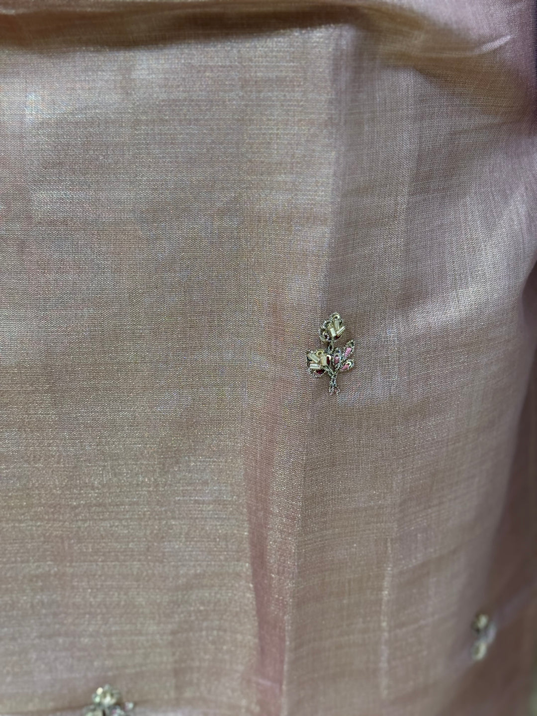 Kanjivaram Tissue Collection | Handwork Yoke | Full-Length Dupatta | R228