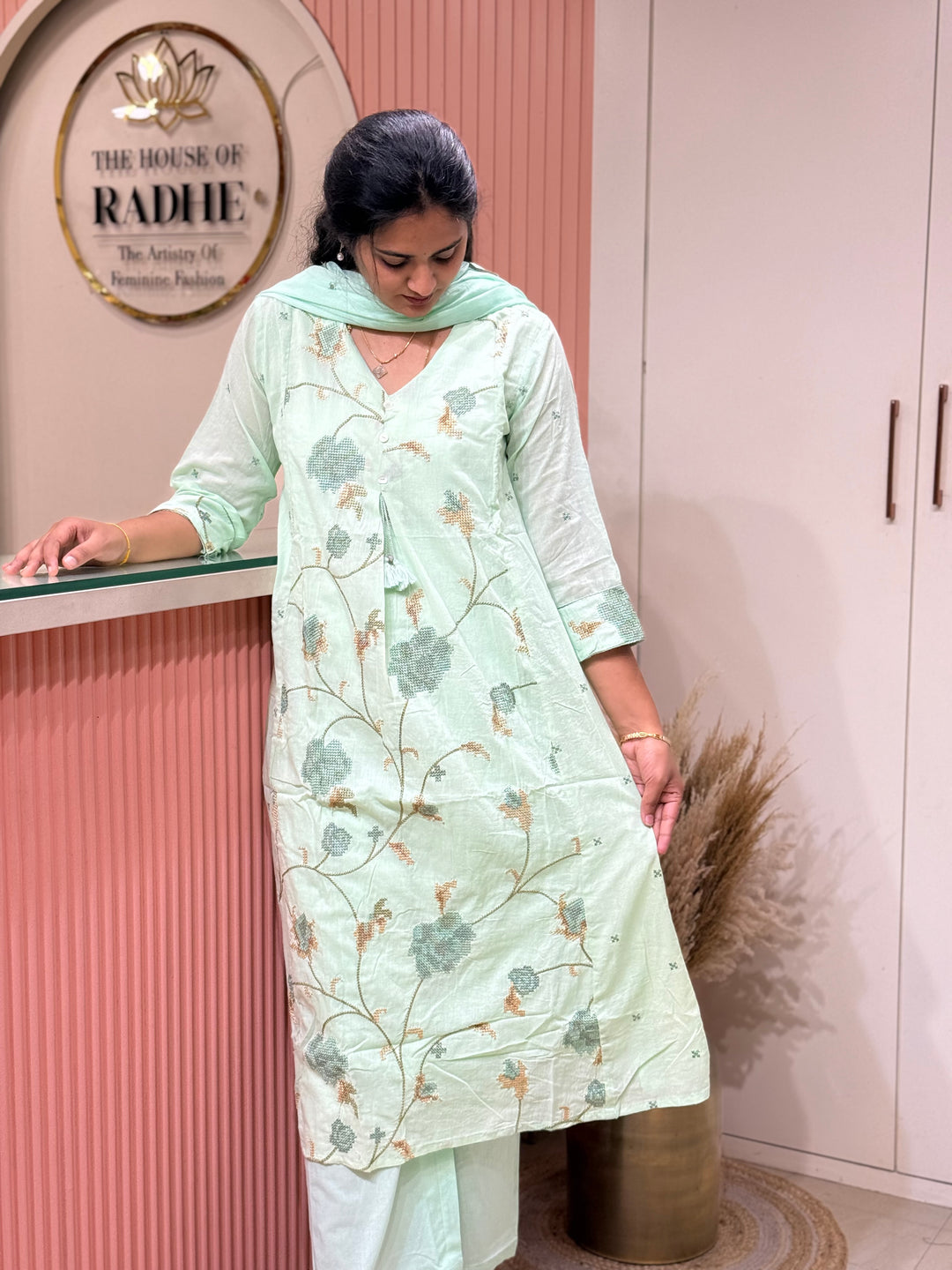 Mul Cotton Collection with Embroidery work | R190