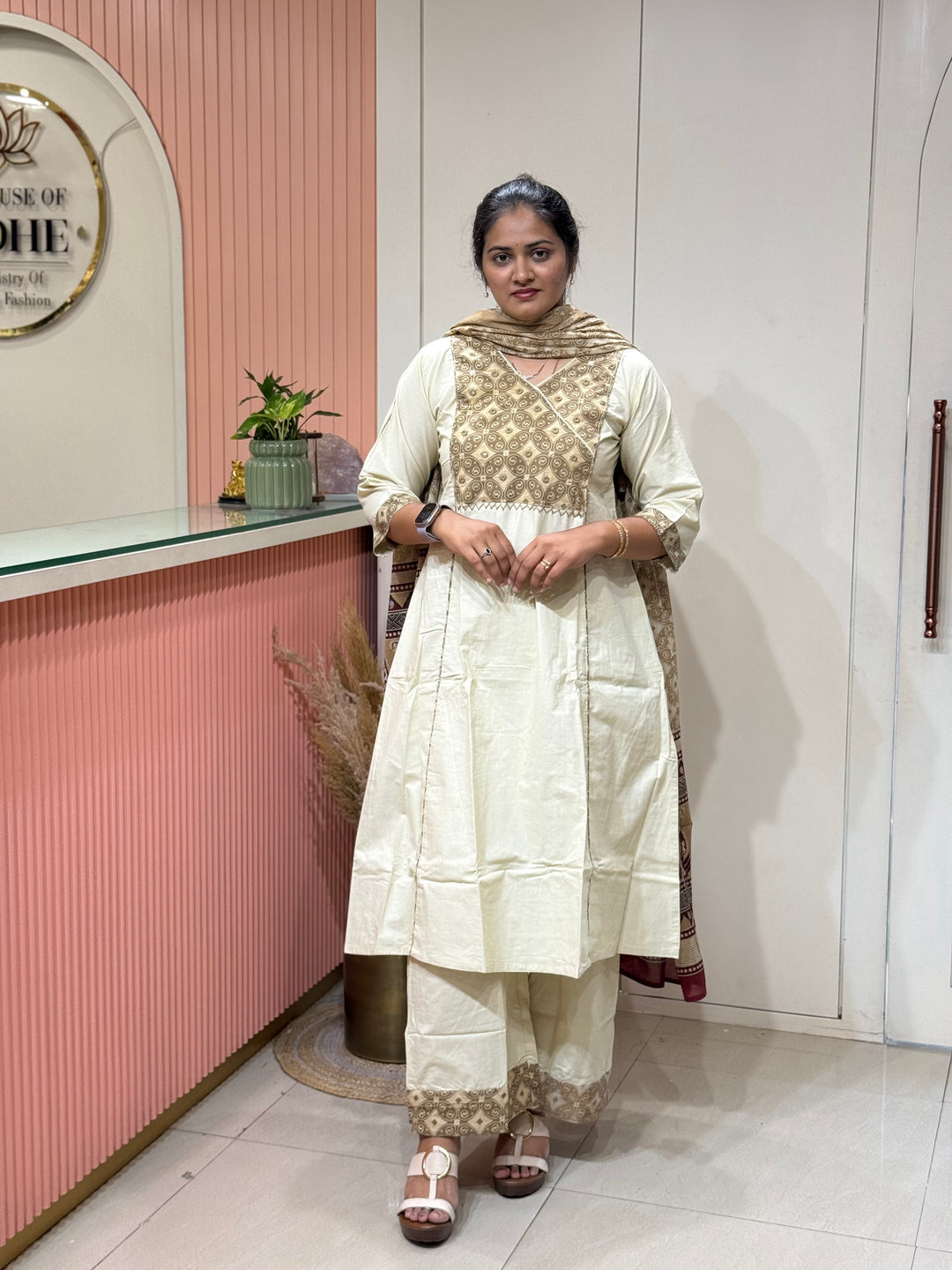 Cotton Collection with Patch work ( Full Length Dupatta ) | R210