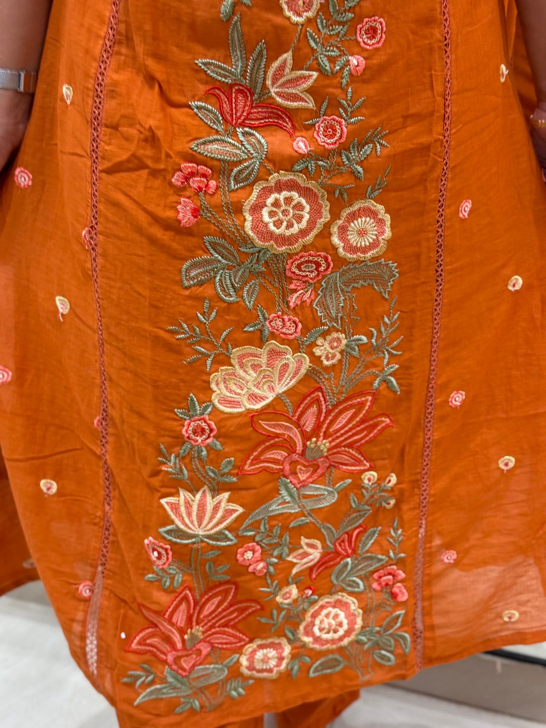Mul Cotton Collection with Embroidery work (Cotton Lining)| R181