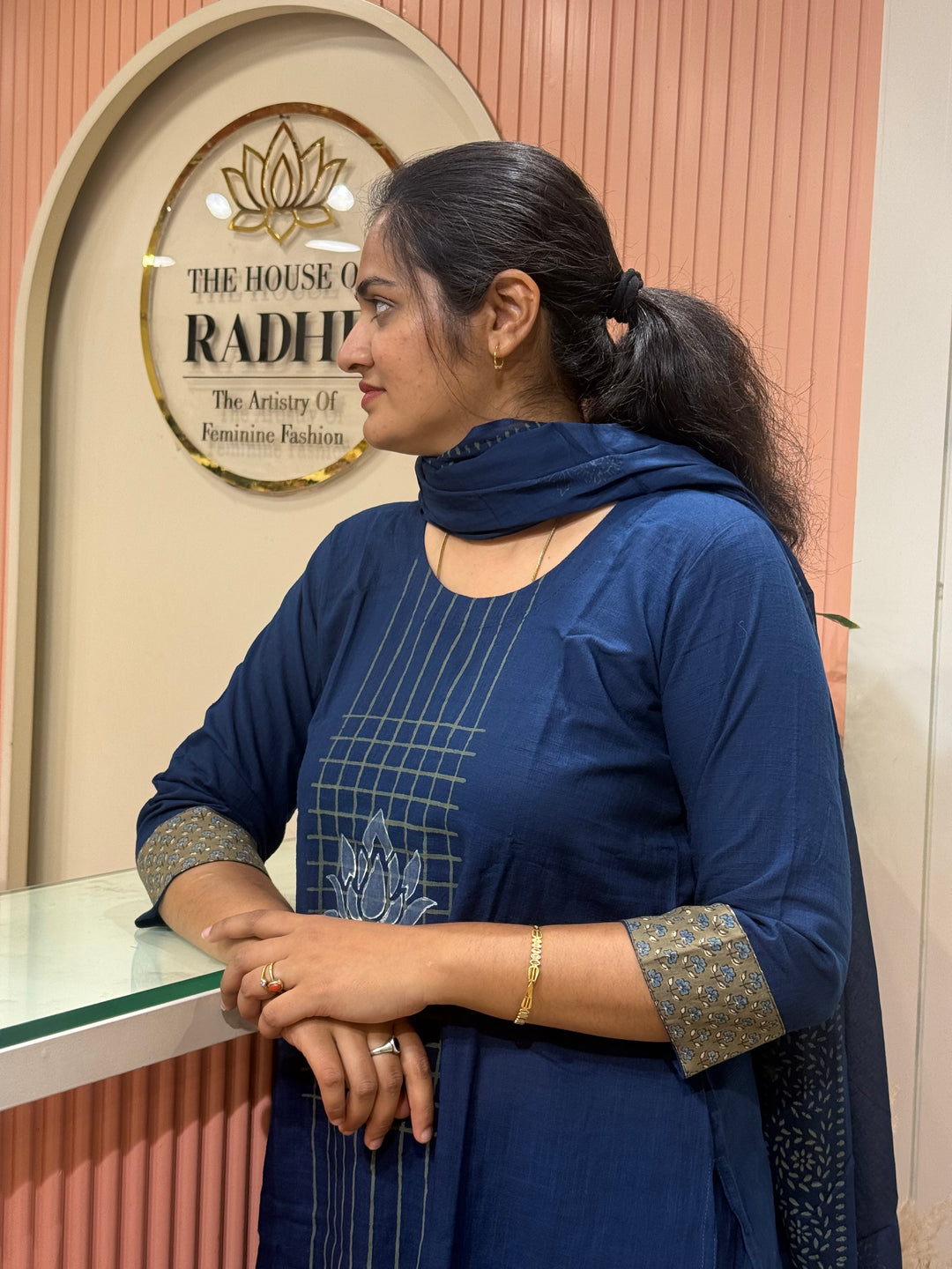 Khadi Cotton Collection with Hand Paint | R210