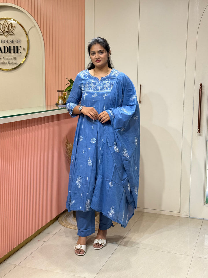Mul Cotton Collection with Embroidery work (Cotton Lining)| R181