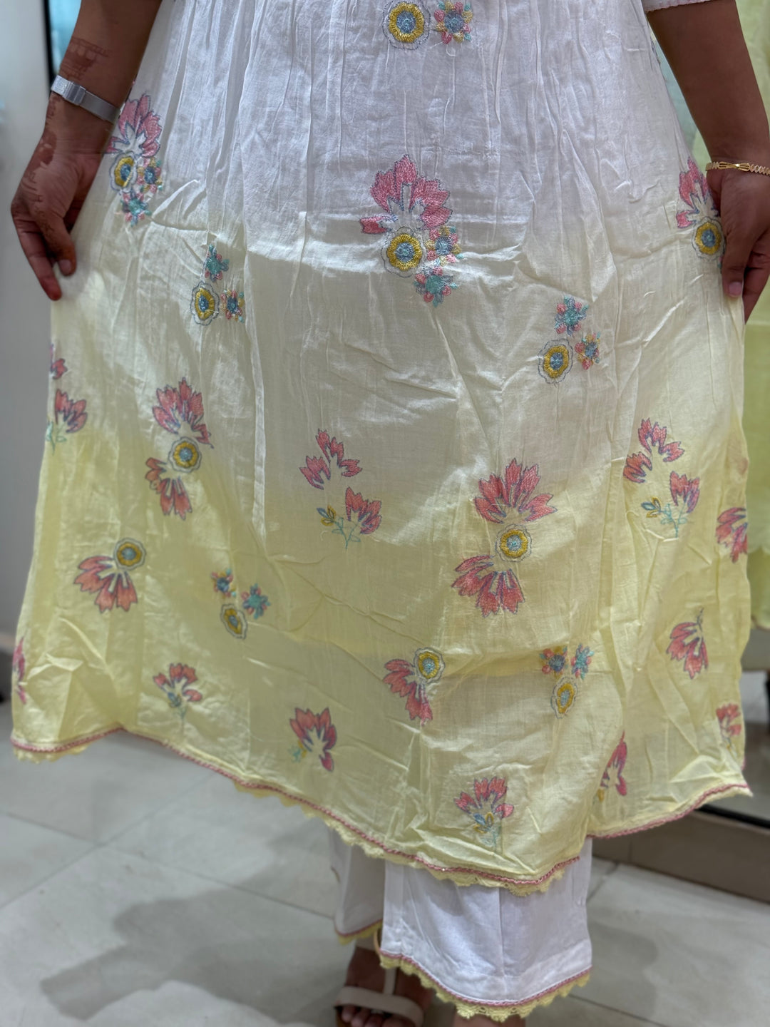 Premium Mul Cotton Ombré Shade Collection With Kota Doria Dupatta | R176