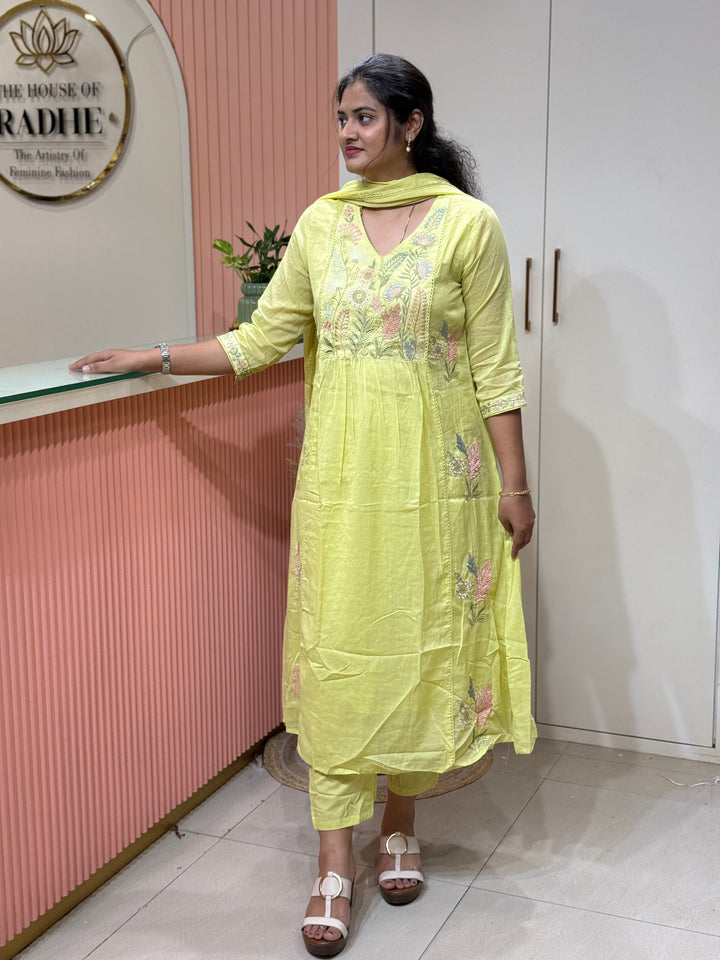 Mul Cotton Collection with Embroidery work (Cotton Lining)| R150