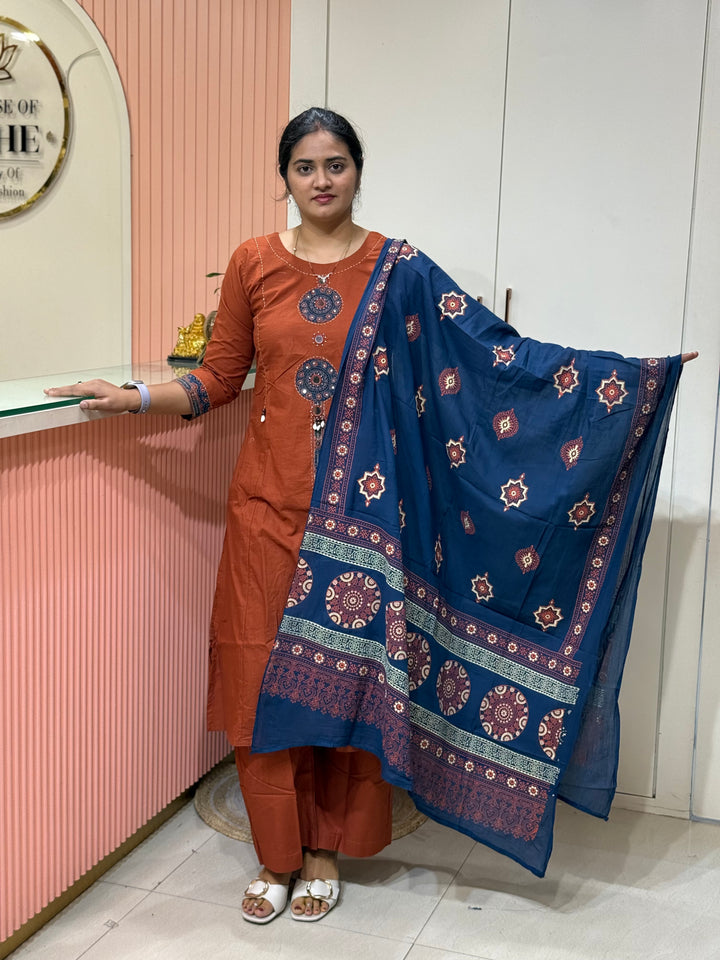 Pure Cotton Geometrical Pattern Collection | R210