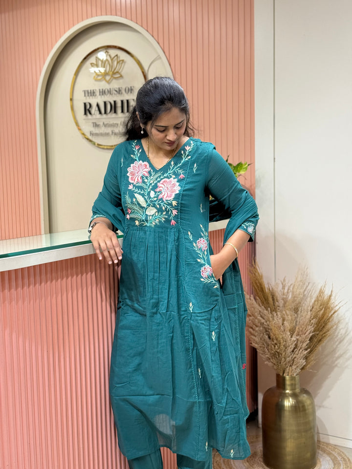 Mul Cotton Collection with Embroidery work (Both the Side Pockets) | R150