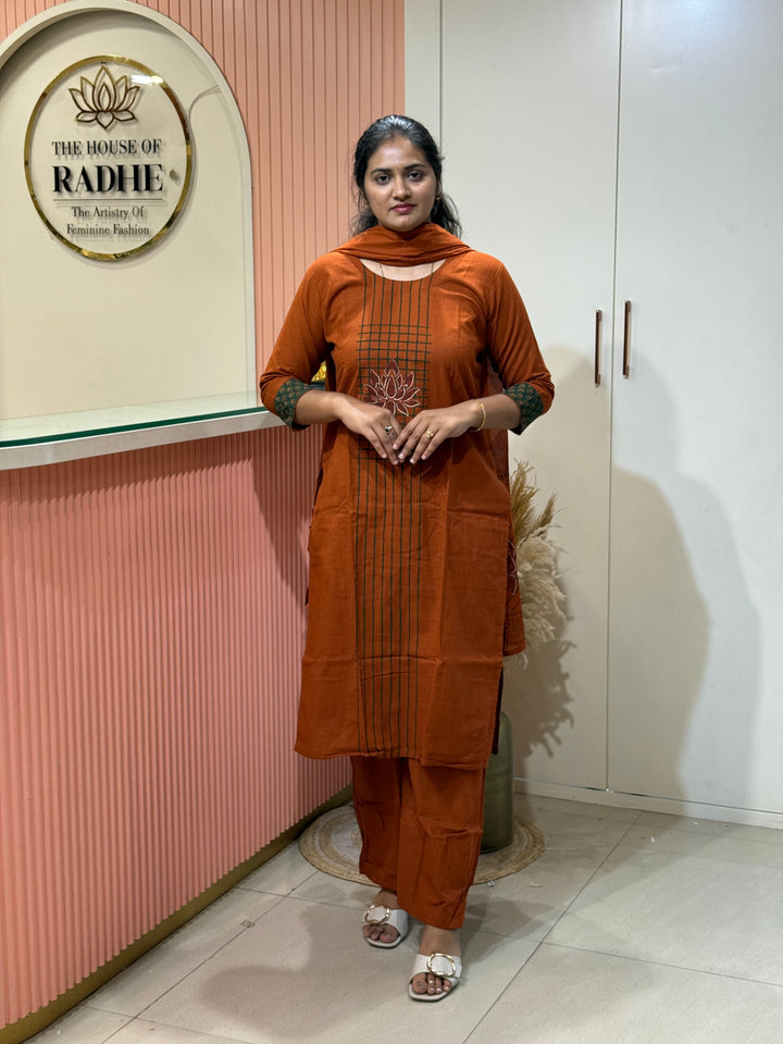 Khadi Cotton Collection with Hand Paint | R210