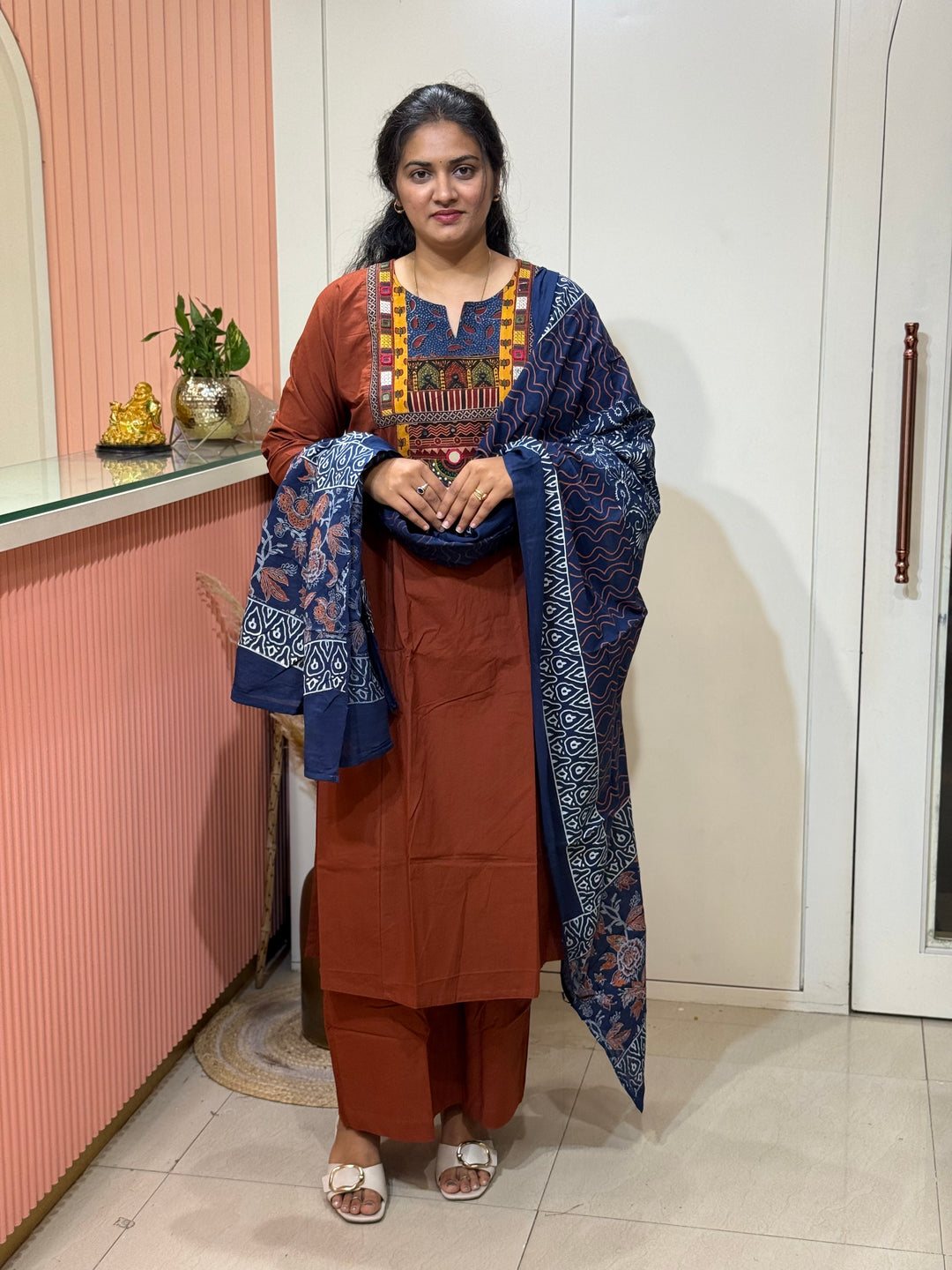 Pure Cotton Collection with Yoke Part Pattern | R210