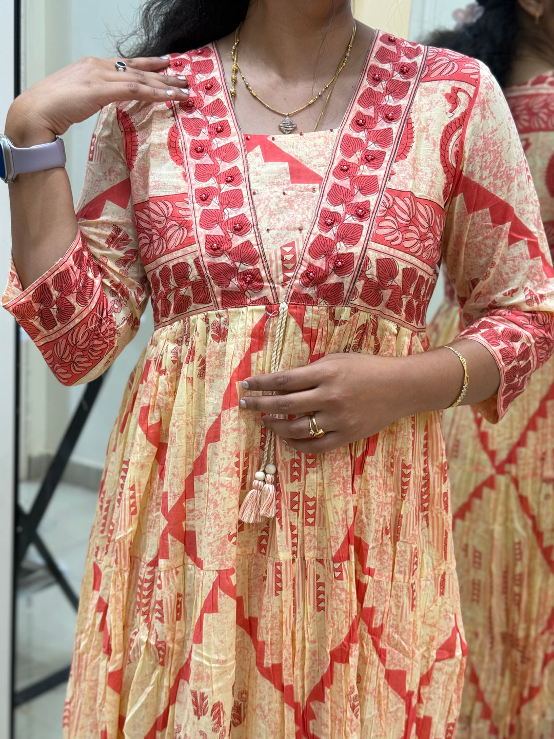 Mul Cotton with Cotton Lining Gown Collection | R144