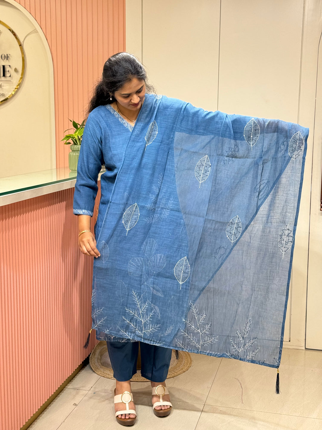 Linen Cotton 3 Pcs Set Collection with Cotton Lining | R146
