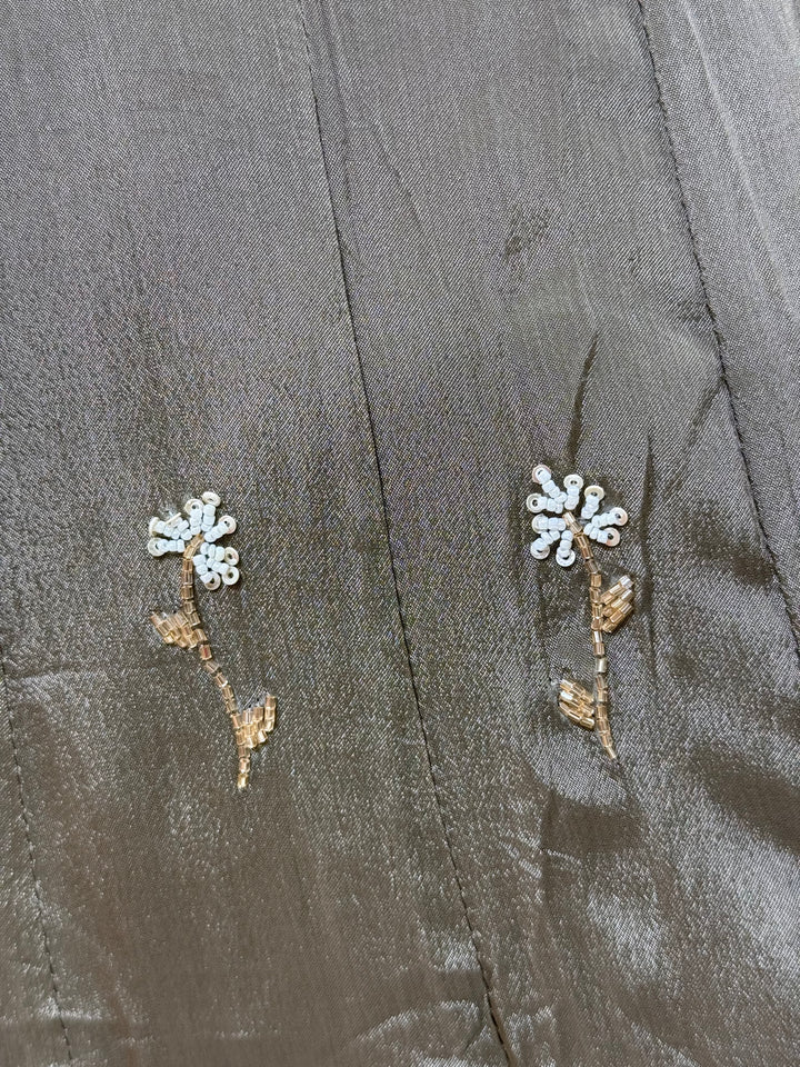 Pure Chinon Festive Collection | Full Handwork, Sequin &amp; Cut Dana | R177