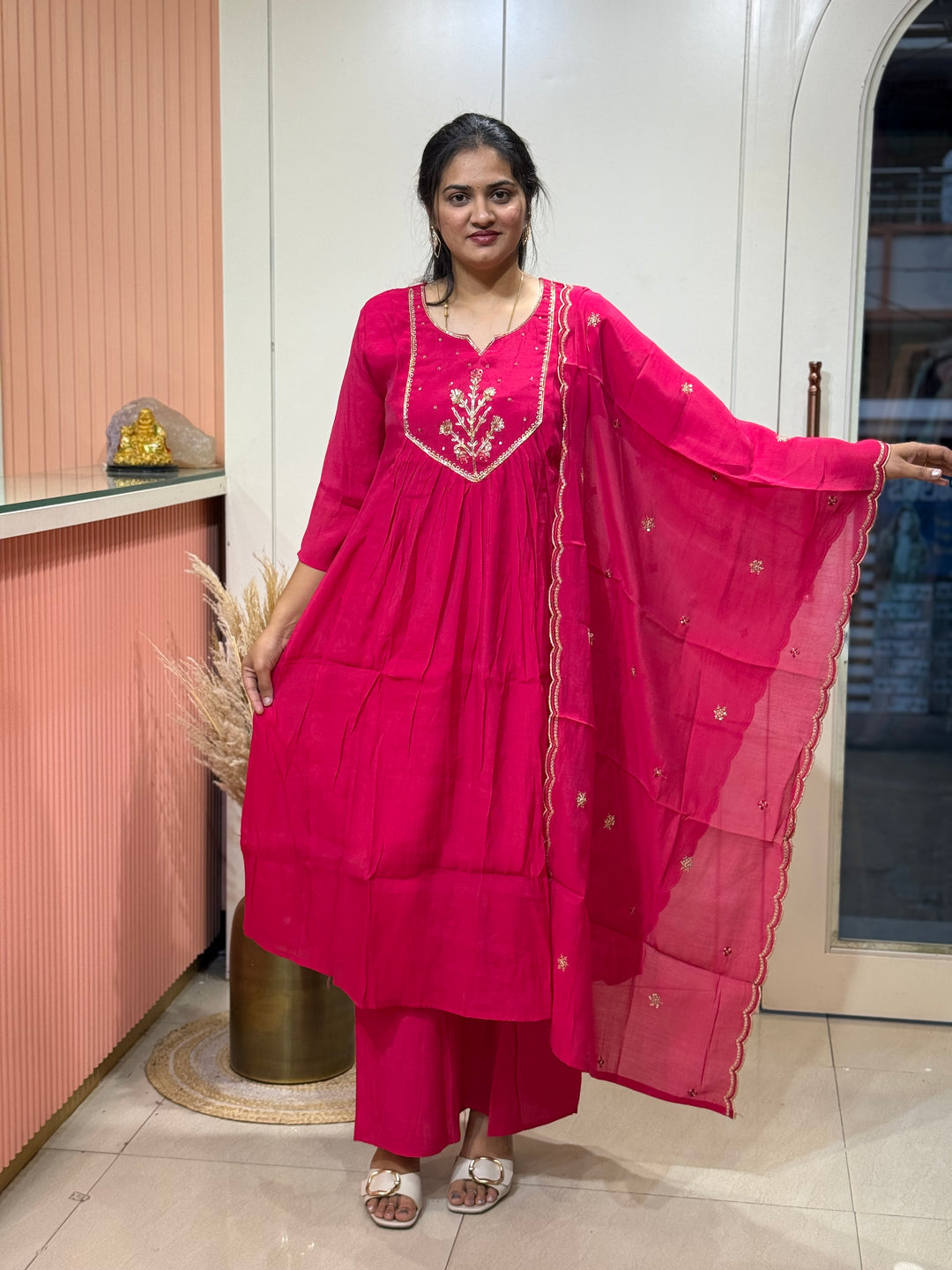 Mul Chanderi Beautiful Collection | R208