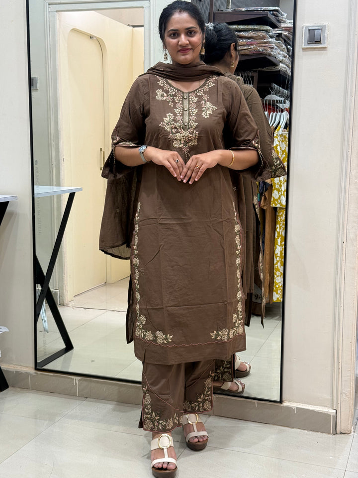 Pure Cotton Collection With Embroidery Work | R189