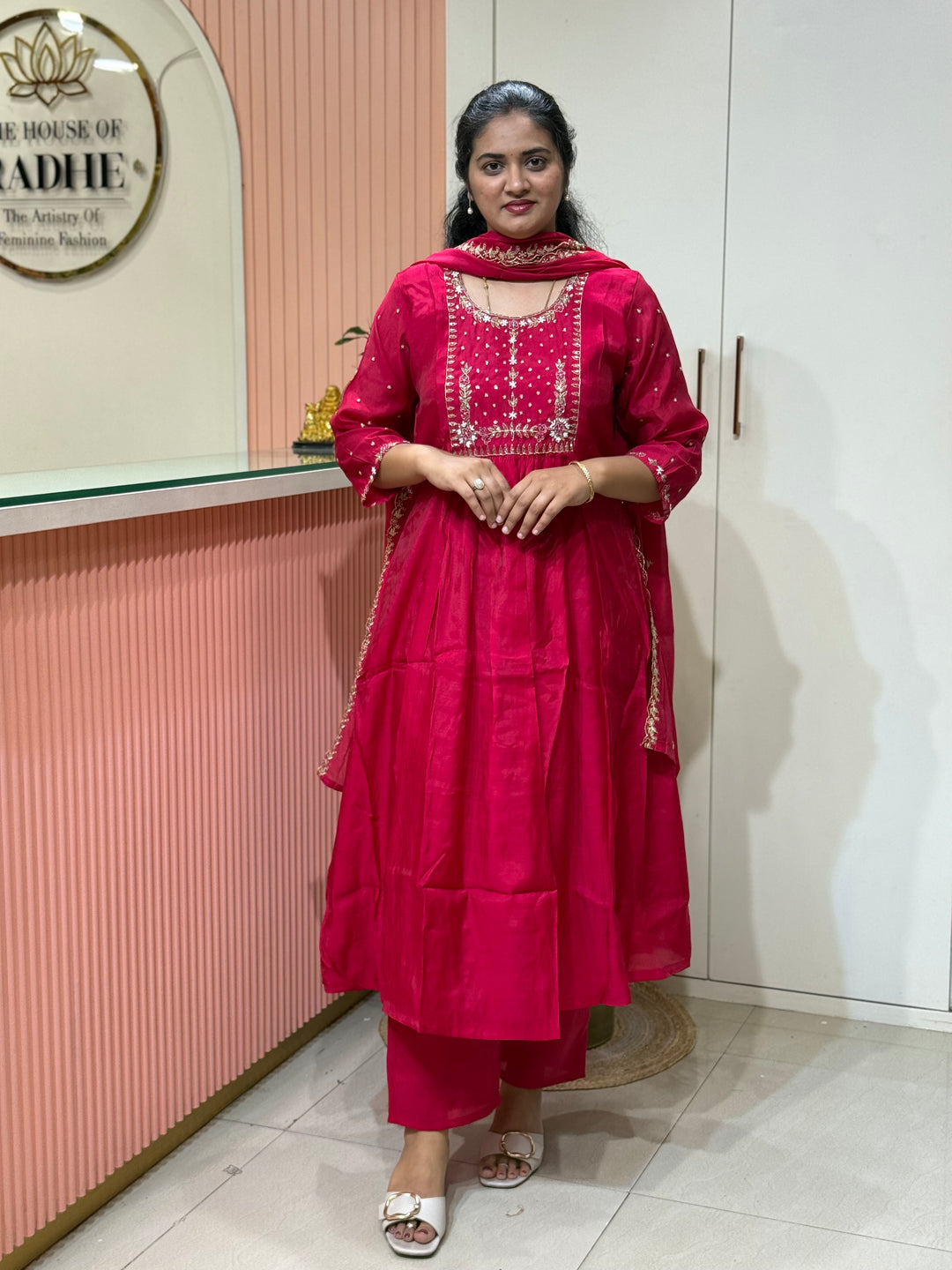 S Mul Chanderi with Kail Pattern | R214