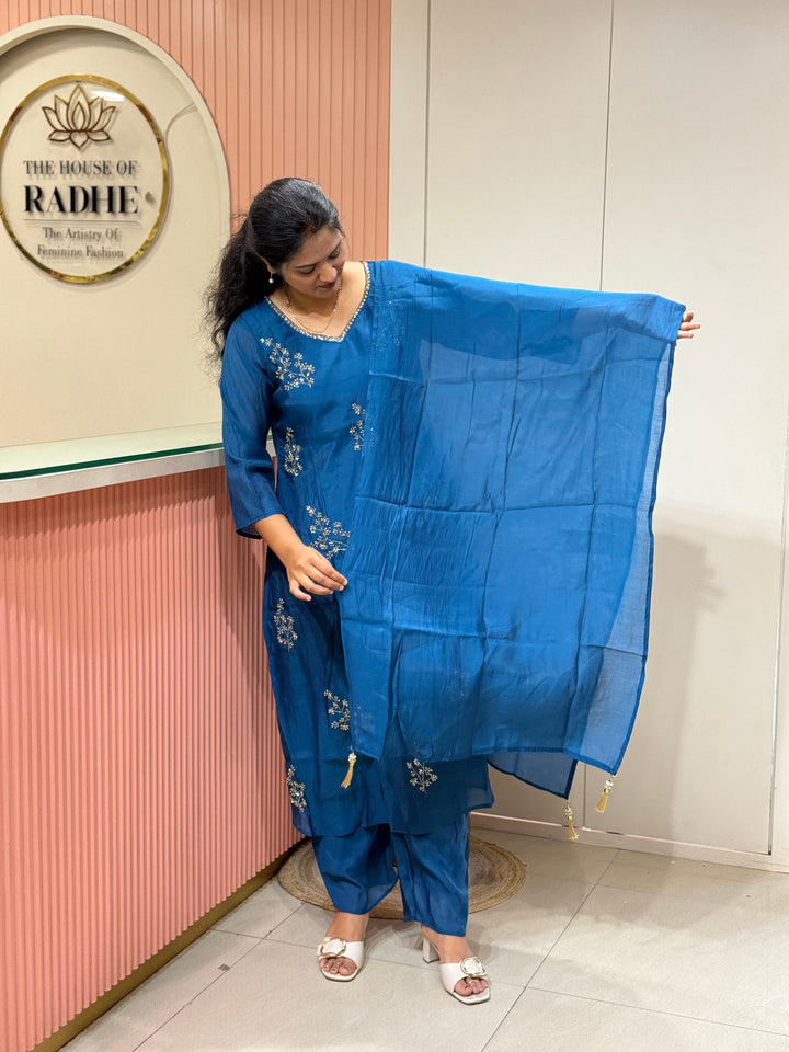 Mul Chanderi Collection with Cut Dana work | R206