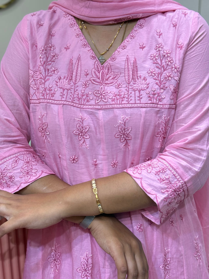 Mul Cotton Collection with Embroidery work (Cotton Lining)| R181