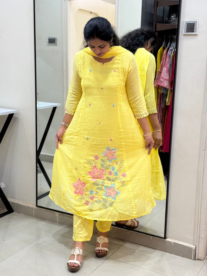 Mul Cotton Collection with Embroidery work (Cotton Lining)| R150