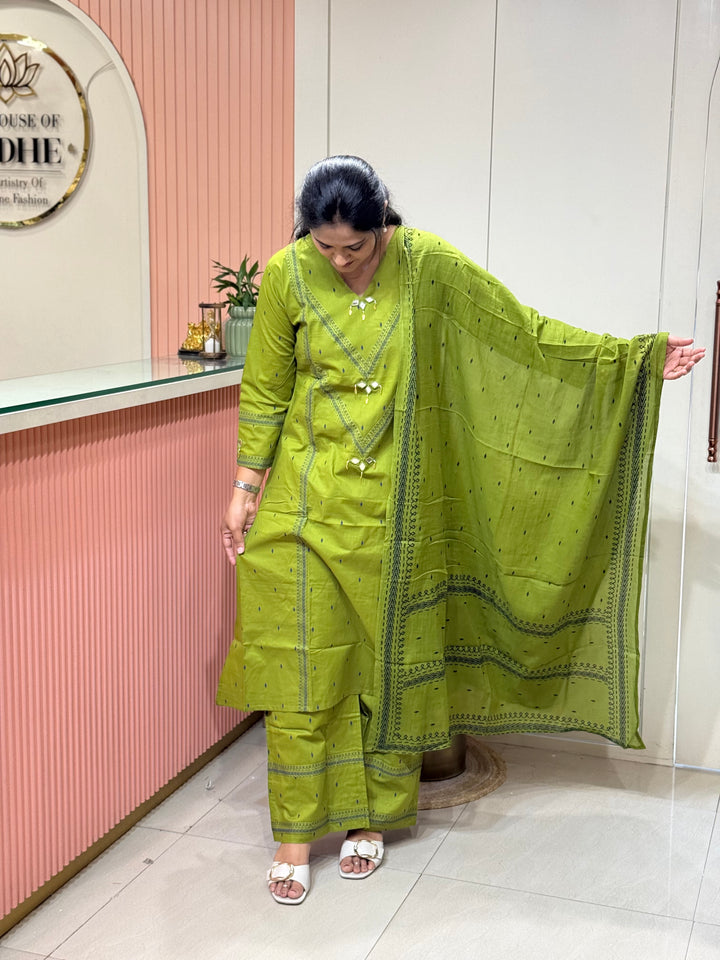 Cotton collection with Real Mirror work | R210