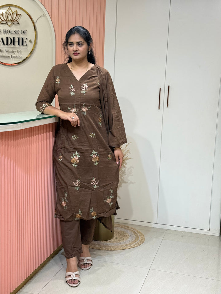 Mul Cotton Collection with Embroidery work (Cotton Lining)| R150