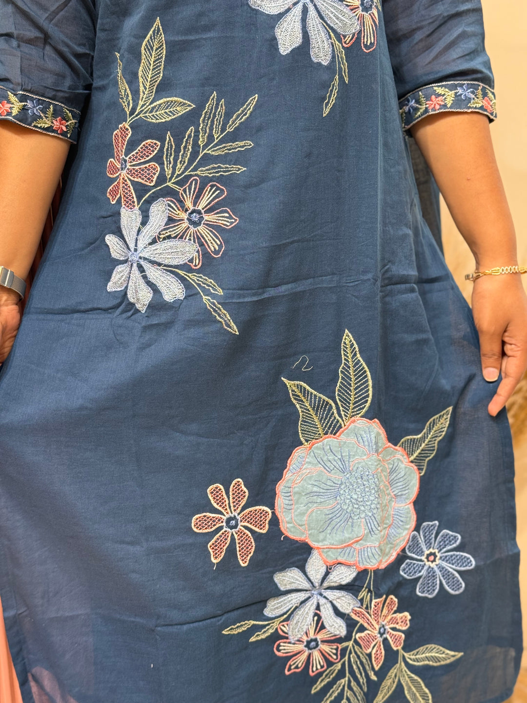 Mul Cotton Collection with Embroidery work (Cotton Lining)| R150