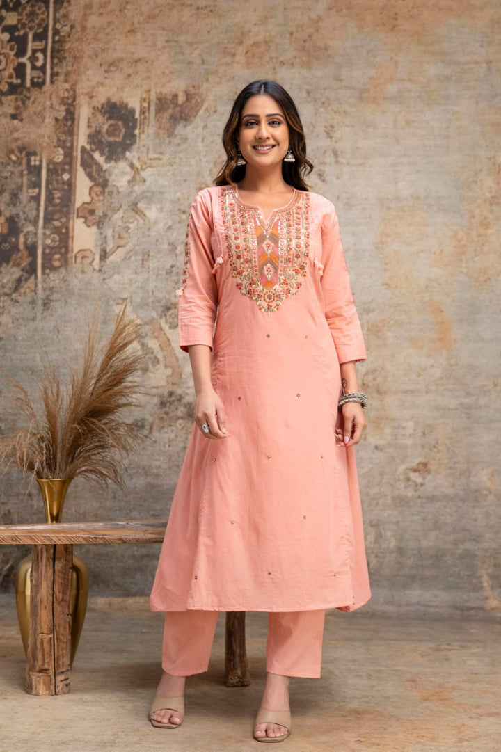 Mulmul Cotton New Collection With Embroidery Work | R190