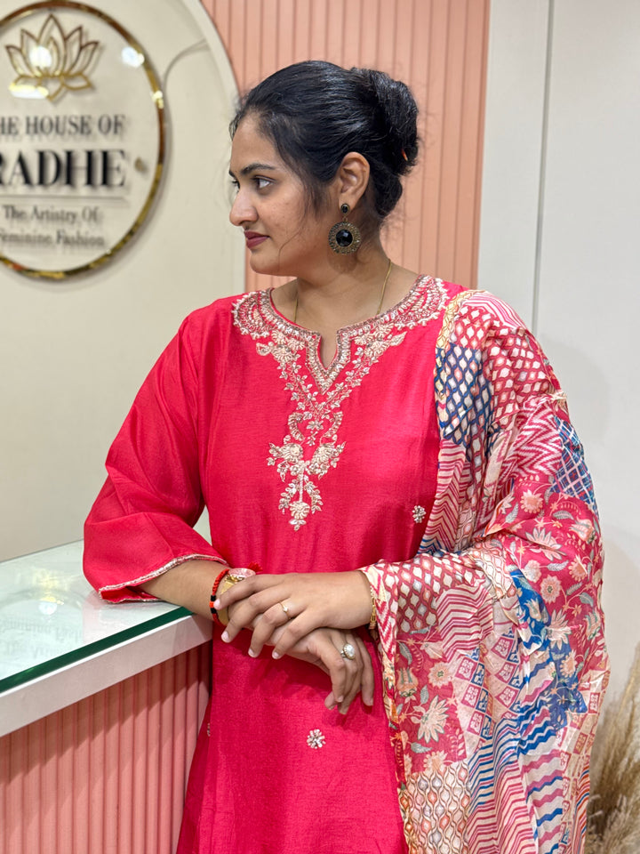 Dola Silk Semi Party Wear Collection (Cotton Lining Available )| R217