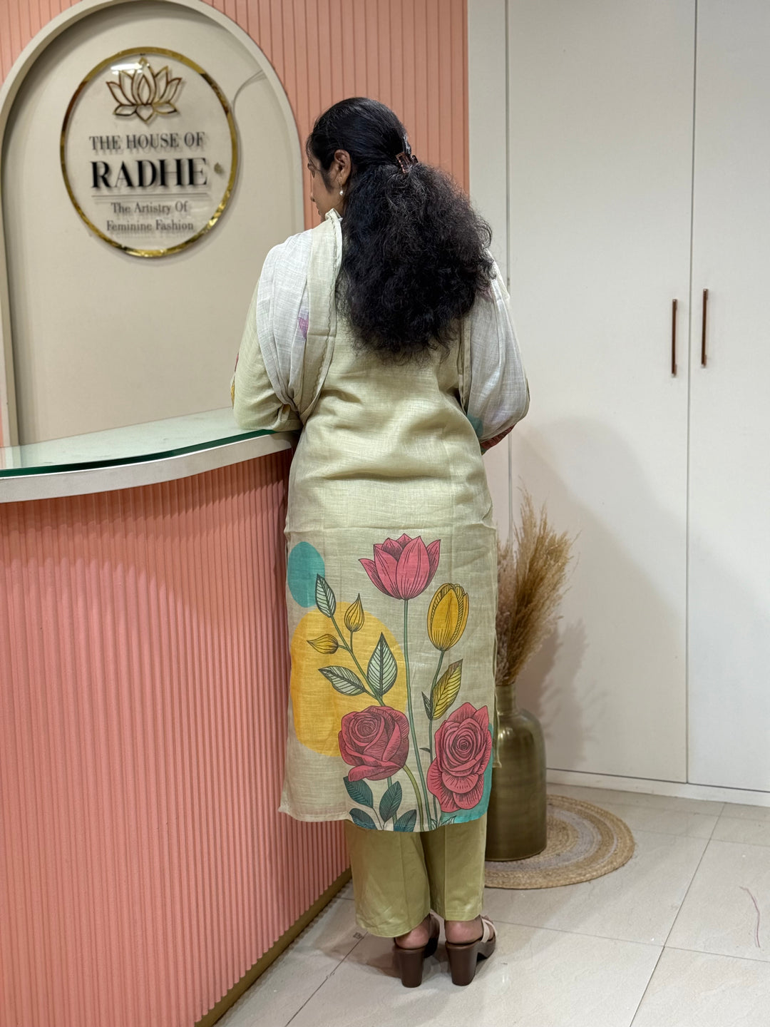 Linen Cotton 3 Pcs Set Collection with Cotton Lining | R146