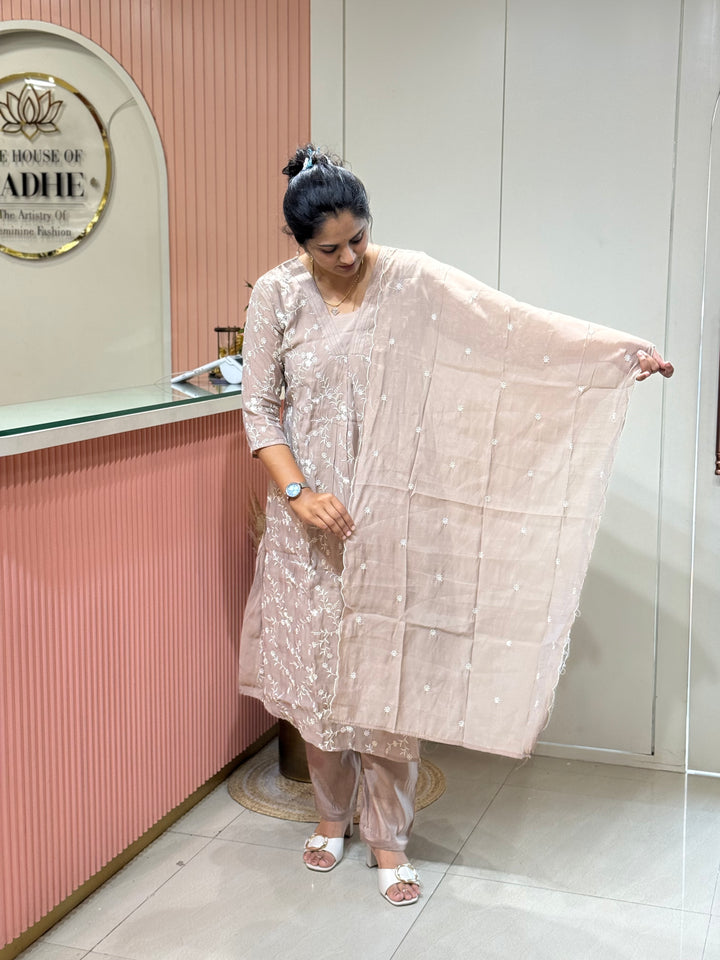Mul Chanderi Collection with Embroidery work | R204