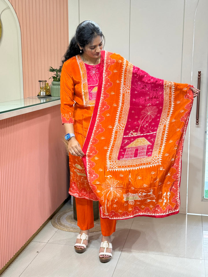 Crepe 3Pcs Set Collection (Cotton Lining )| R221