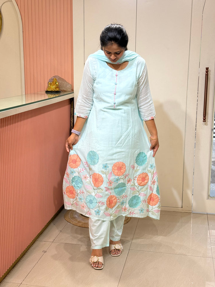 Pure Mul Cotton Collection With Cotton Lining | R212