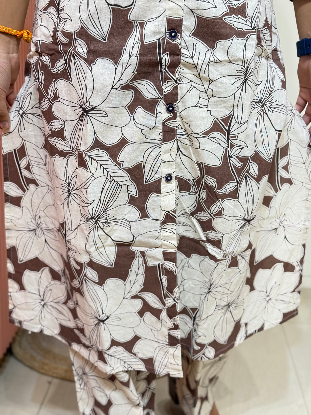 Flex Cotton 2 piece collection with floral work | R137
