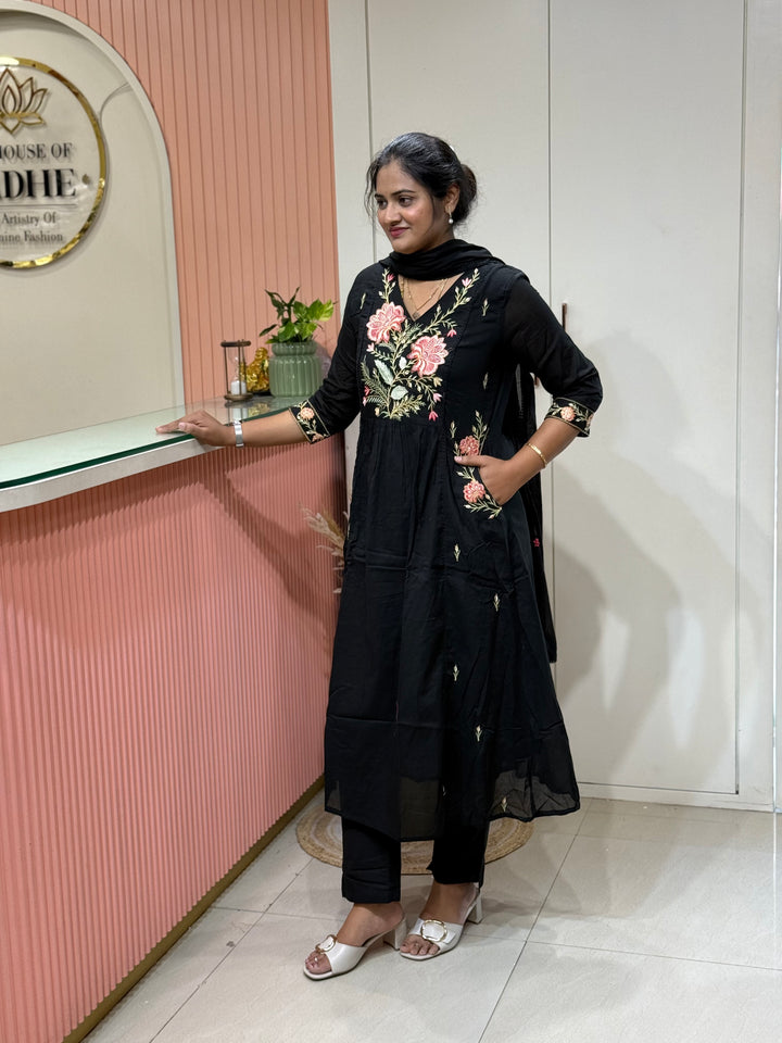 Mul Cotton Collection with Embroidery work (Both the Side Pockets) | R150