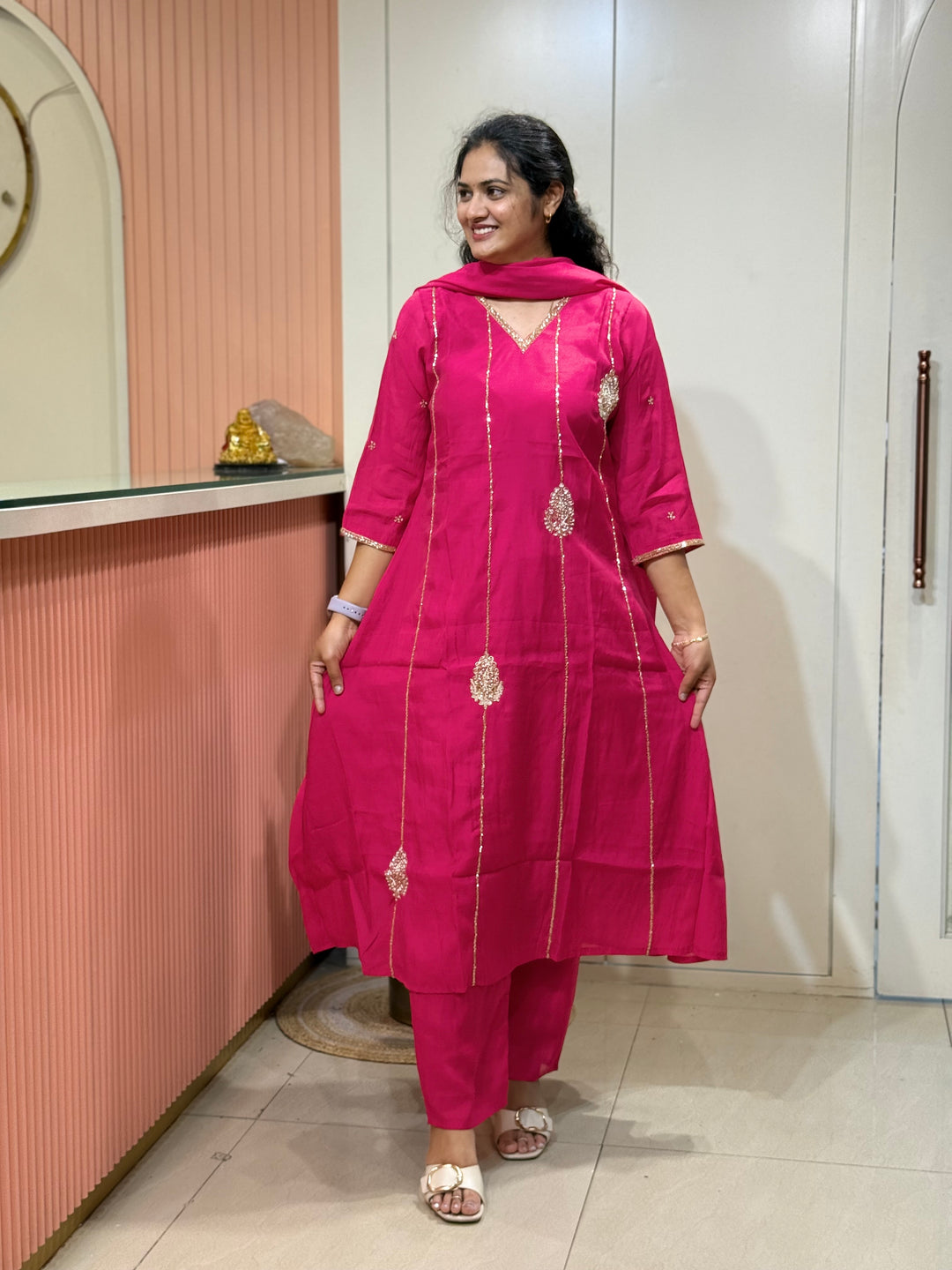 Mul Chanderi Beautiful Collection | R205