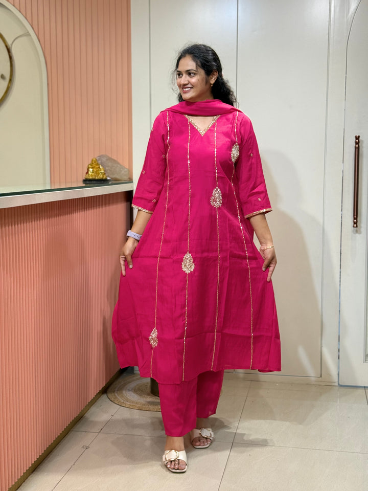 Mul Chanderi Beautiful Collection | R205