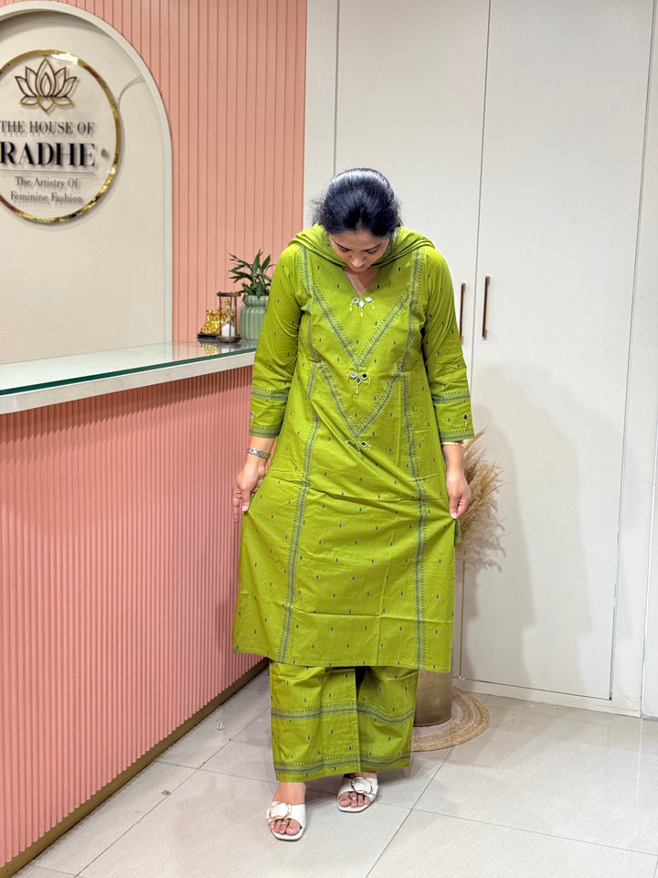 Cotton collection with Real Mirror work | R210