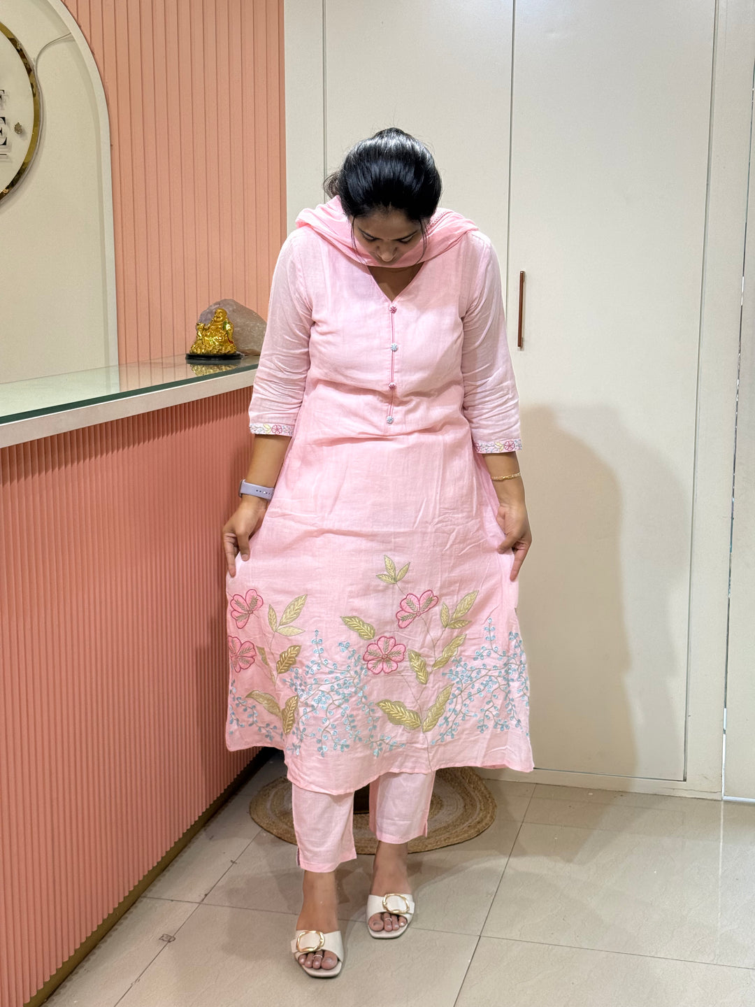 Pure Mul Cotton Collection With Cotton Lining | R212