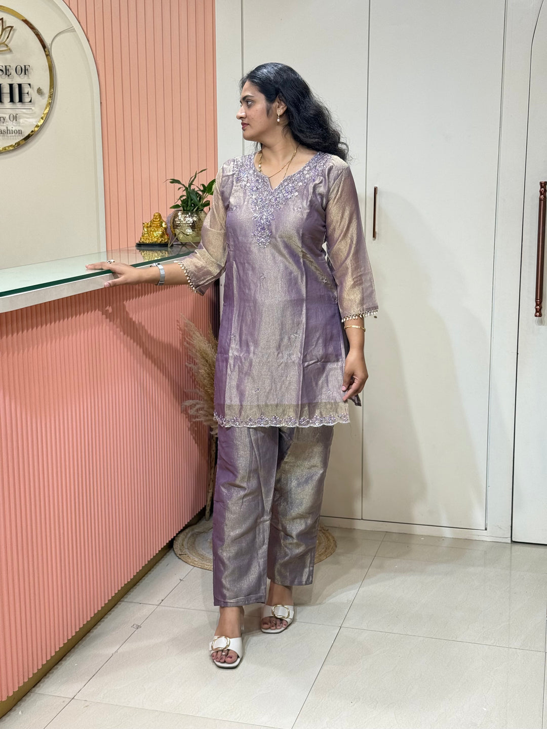 Designer Tissue Shimmer (Salasa) 2 Pc Collection – Cut Dana Work  R167