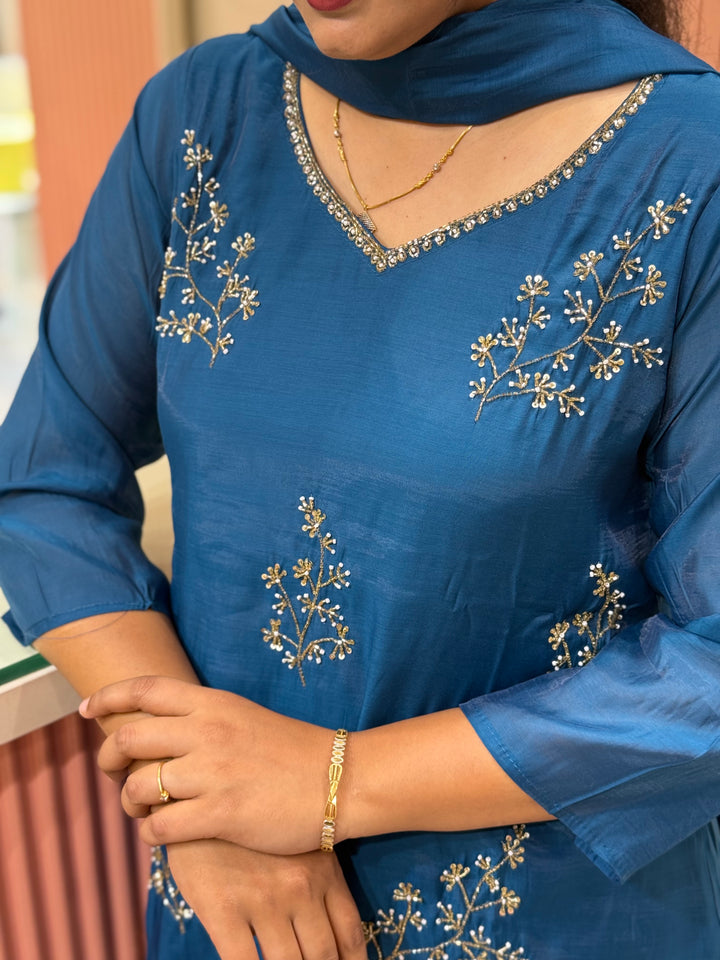 Mul Chanderi Collection with Cut Dana work | R206