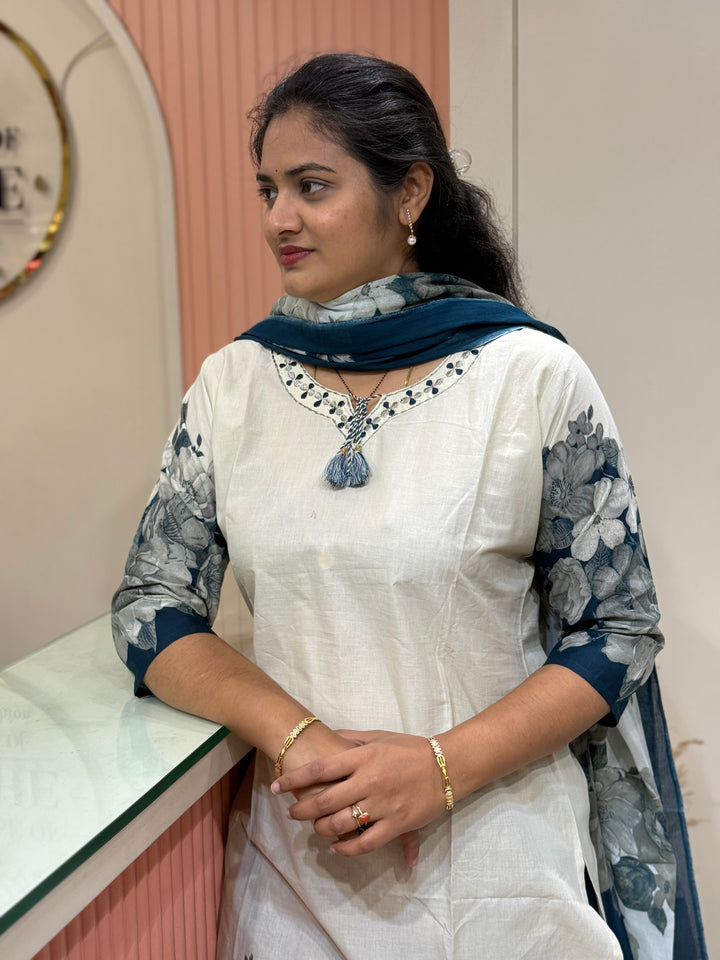 Cotton Collection with Beautiful Print with Full Length Cotton Dupatta | R230