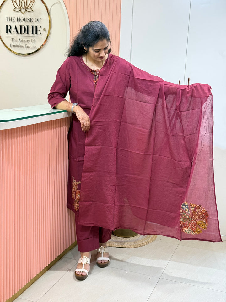 60-60 Cotton 3 Pc Collection –Patch Work | R173