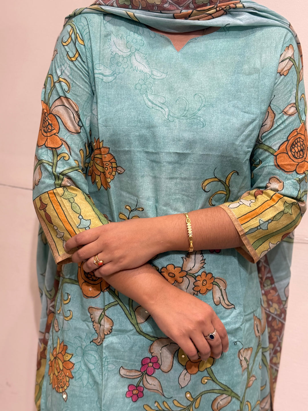 60-60 Cotton Printed 3 Pc Kurta Sets – Premium Soft Collection | R163