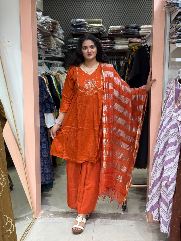 Dola Silk Semi Party Wear Collection (Cotton Lining Available )| R217