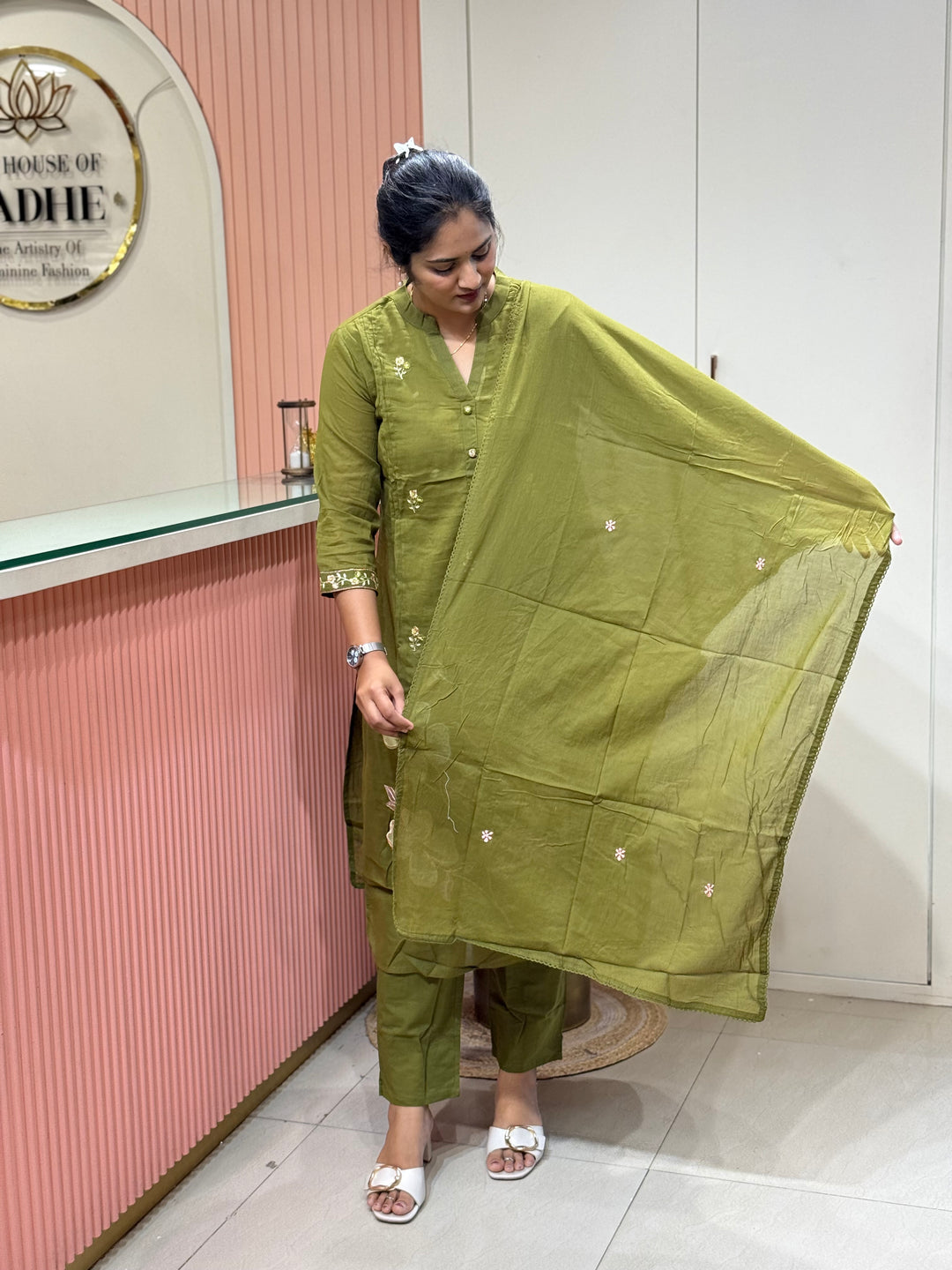 Mul Cotton Collection with Embroidery work (Cotton Lining)| R150