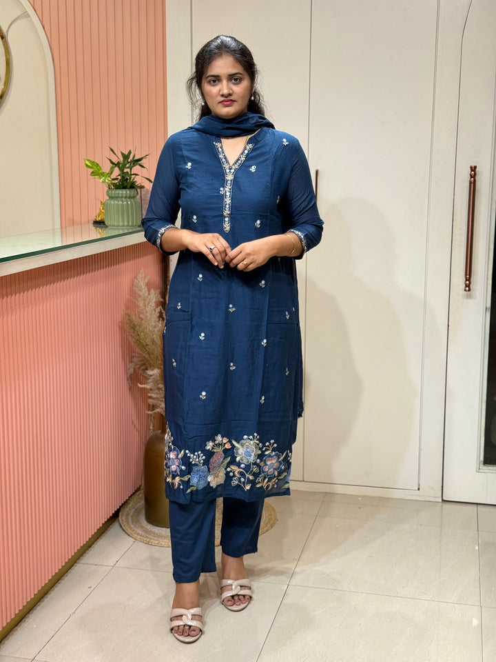 Mul Cotton Collection with Embroidery work (Cotton Lining)| R150