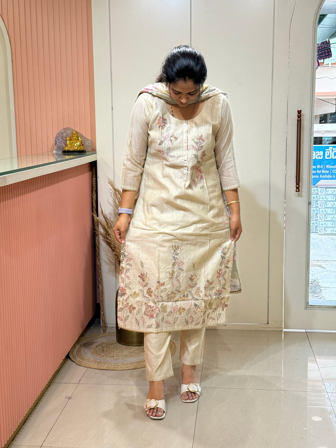 Classic Pure Jamdani Designer Suit Set | R211