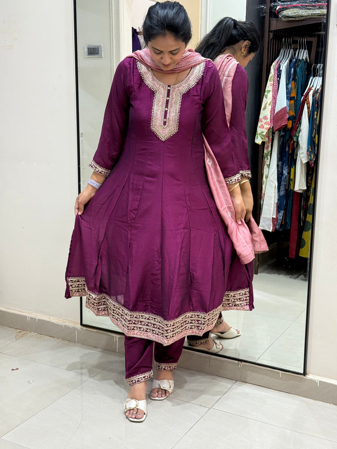 Vichitra Fabric Collection With Elegant Designer Look | RADHE60