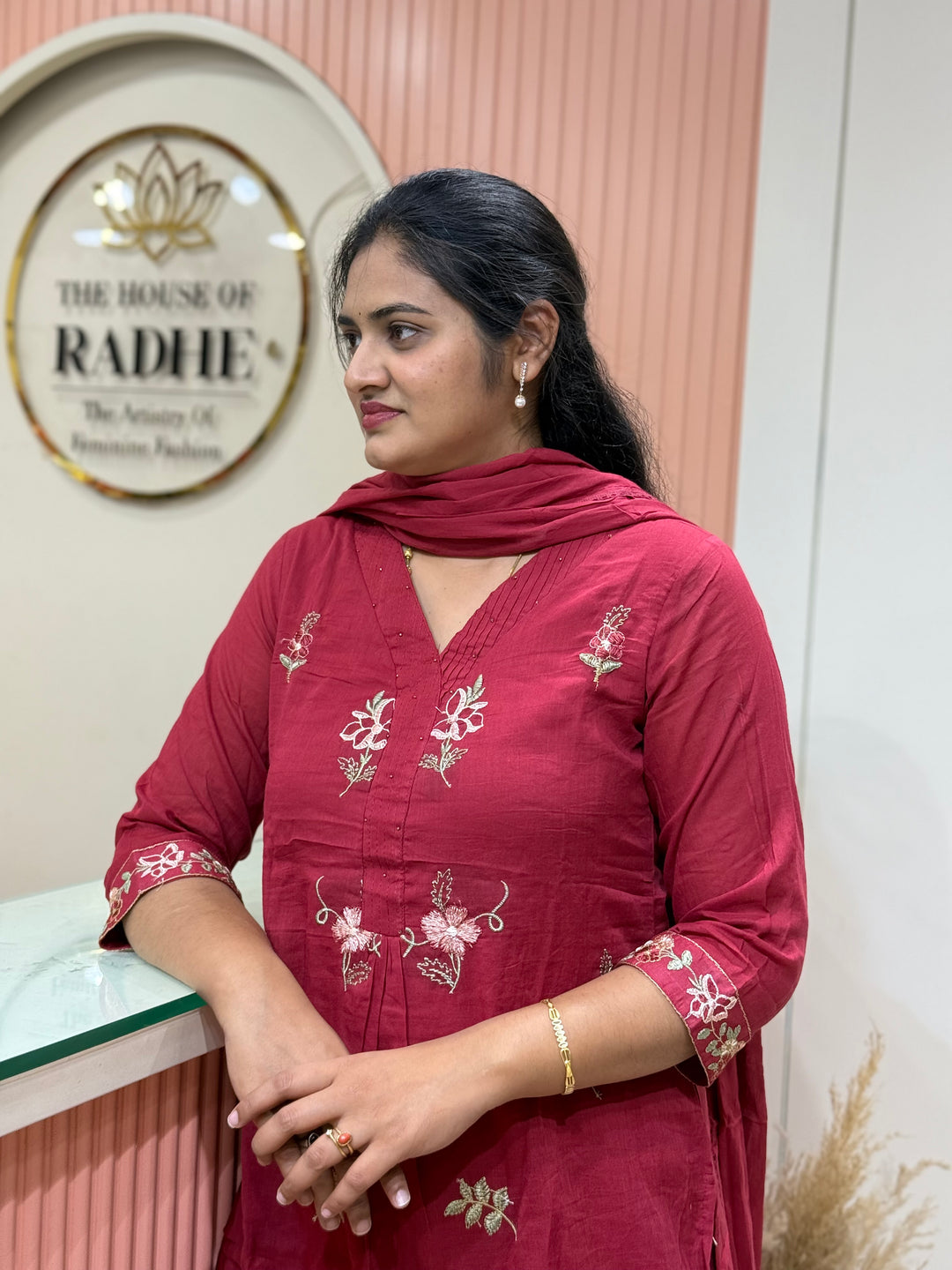 Mul Cotton Collection with Embroidery work (Cotton Lining)| R150