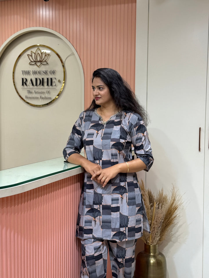 Co-Ord Set Collection with Beautiful Design(Premium Rayon Fabric)| R137