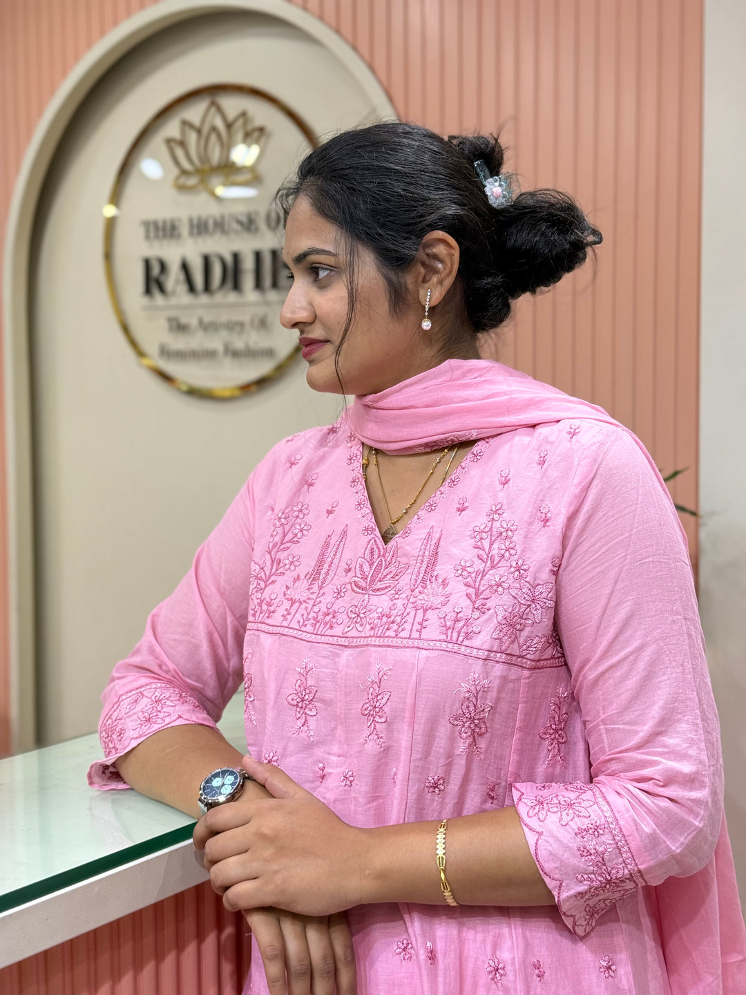 Mul Cotton Collection with Embroidery work (Cotton Lining)| R181